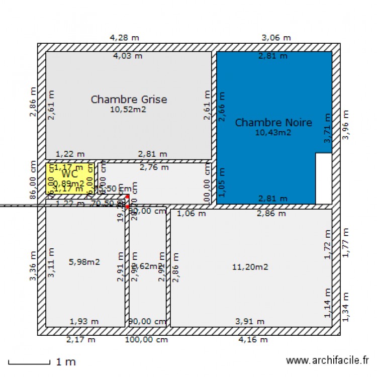 1ER ETAGE RIS. Plan de 0 pièce et 0 m2