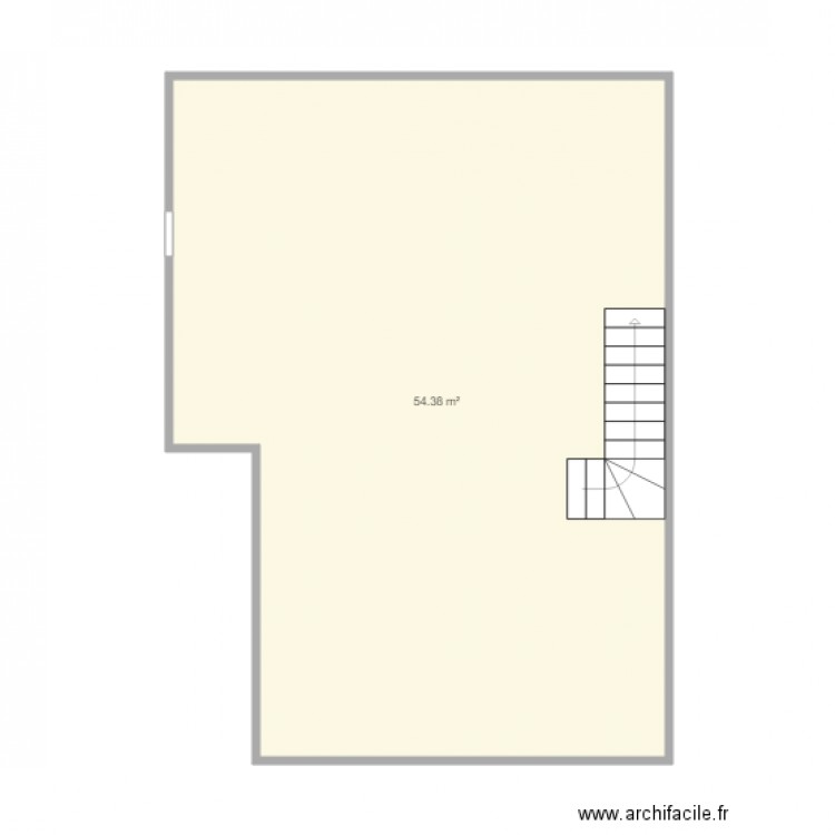 PLAN COMBLE ACTUEL. Plan de 0 pièce et 0 m2