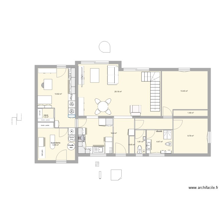 LA ROQUE DE BASE cuisine 2. Plan de 0 pièce et 0 m2