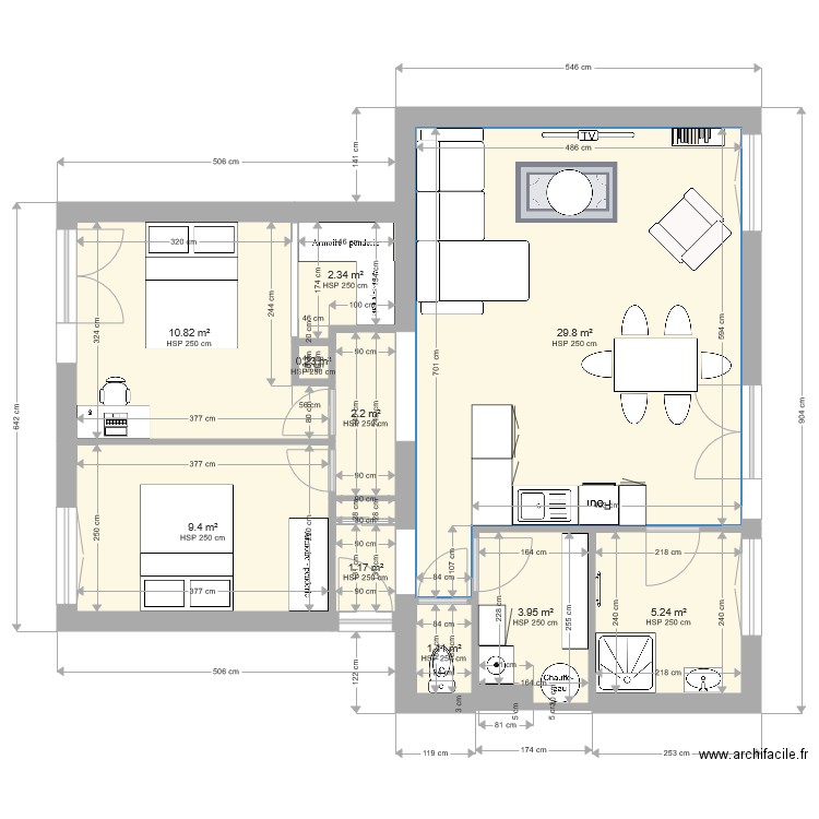 thirion lucie projet. Plan de 0 pièce et 0 m2