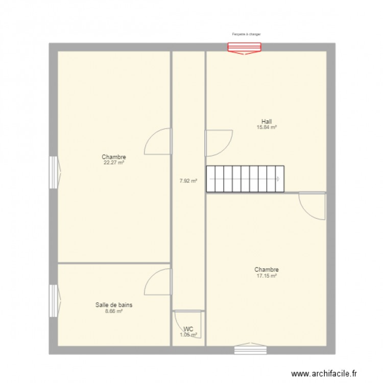 etage bruyere. Plan de 0 pièce et 0 m2