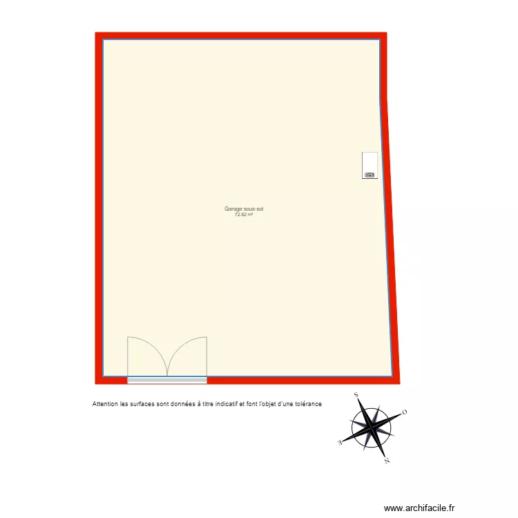 BI 2907 garage soussol non côté. Plan de BI 2907 garage soussol non côté. Plan de