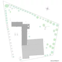 plan de maison int&eacute;grale toiture avec velux