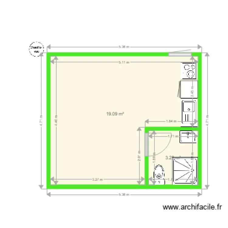 STUDIO PENNAT. Plan de 