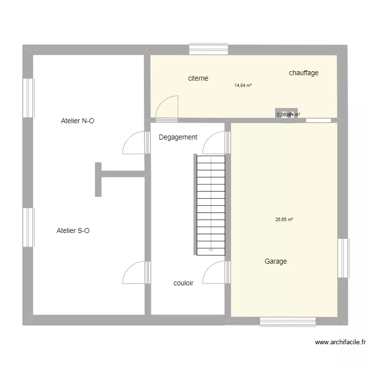 2022 Plan cave Pierre. Plan de 
