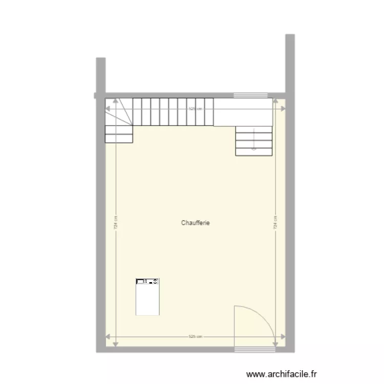 Chatillon Chaufferie. Plan de 