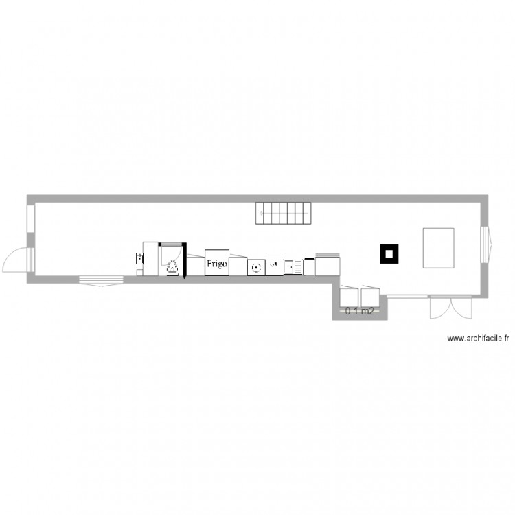 Cuisine Bellecour Projet 2 SAM Raccourcie. Plan de 0 pièce et 0 m2