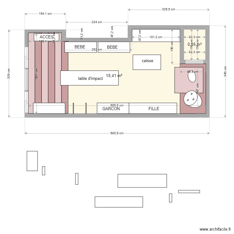 A&P Bayonne Refit II. Plan de 0 pièce et 0 m2
