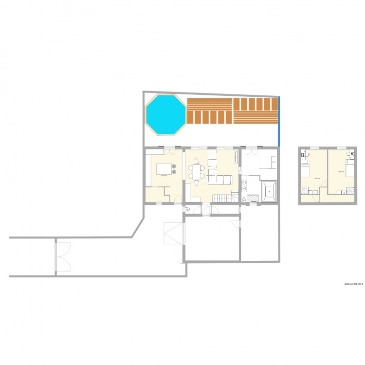 Maison. Plan de 0 pièce et 0 m2