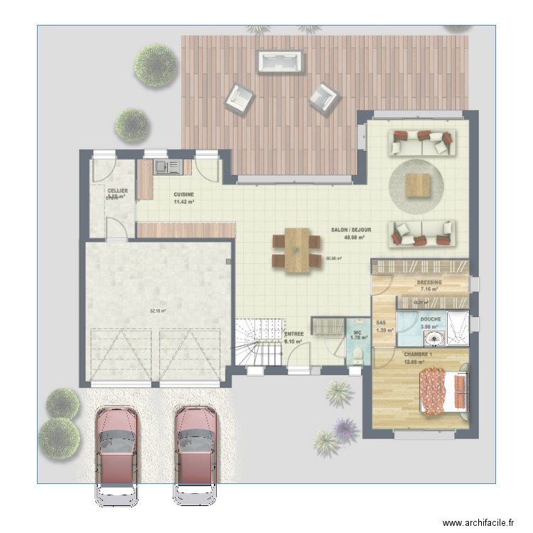 Maison 2020 v1. Plan de 0 pièce et 0 m2