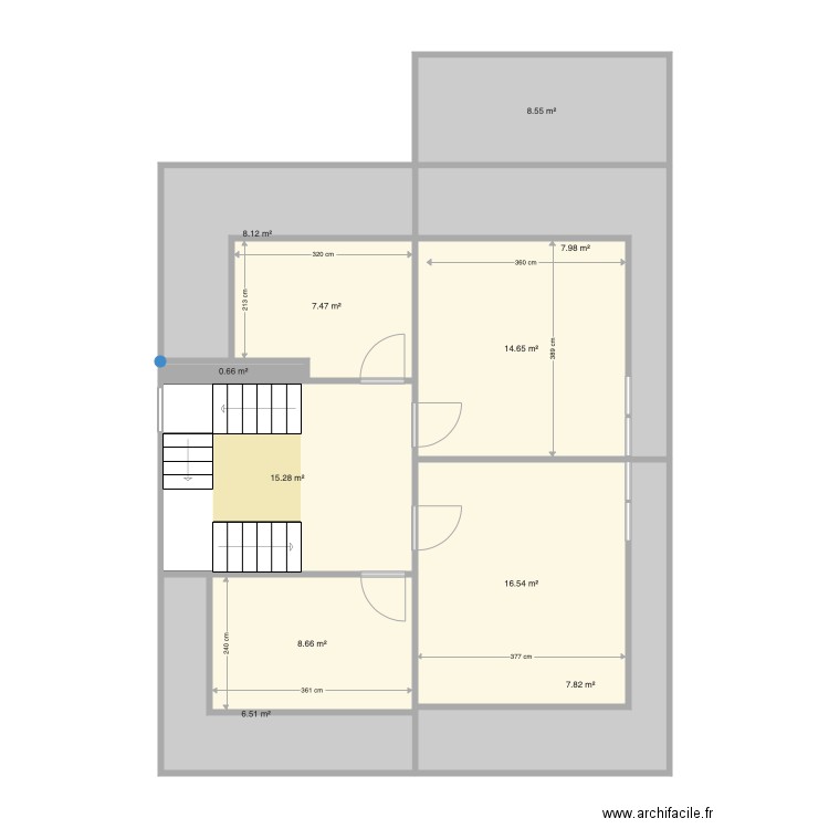 Raquette 2er. Plan de 0 pièce et 0 m2