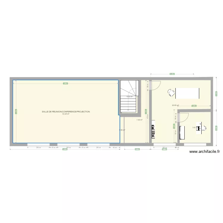 SALLES PAROISSIALES 1ER ETAGE V01. Plan de 