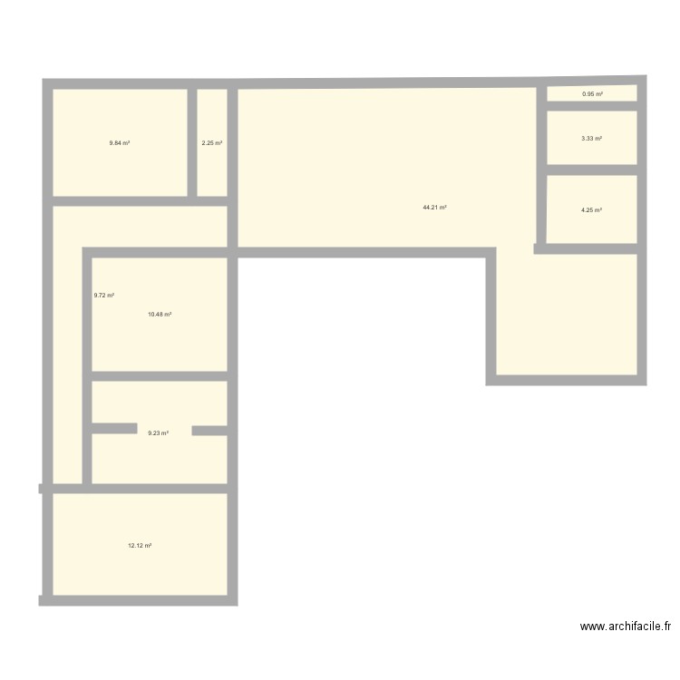 Plan numéro 3. Plan de 0 pièce et 0 m2