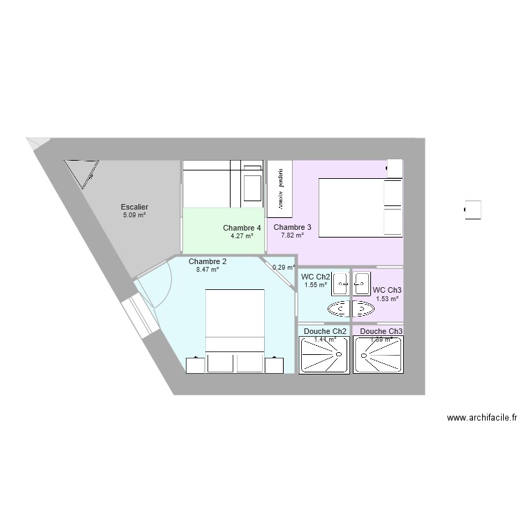 Nolay 5 tous étages. Plan de 0 pièce et 0 m2