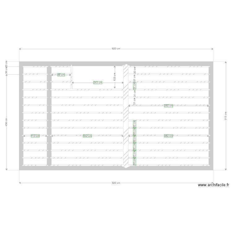 plancher. Plan de 0 pièce et 0 m2