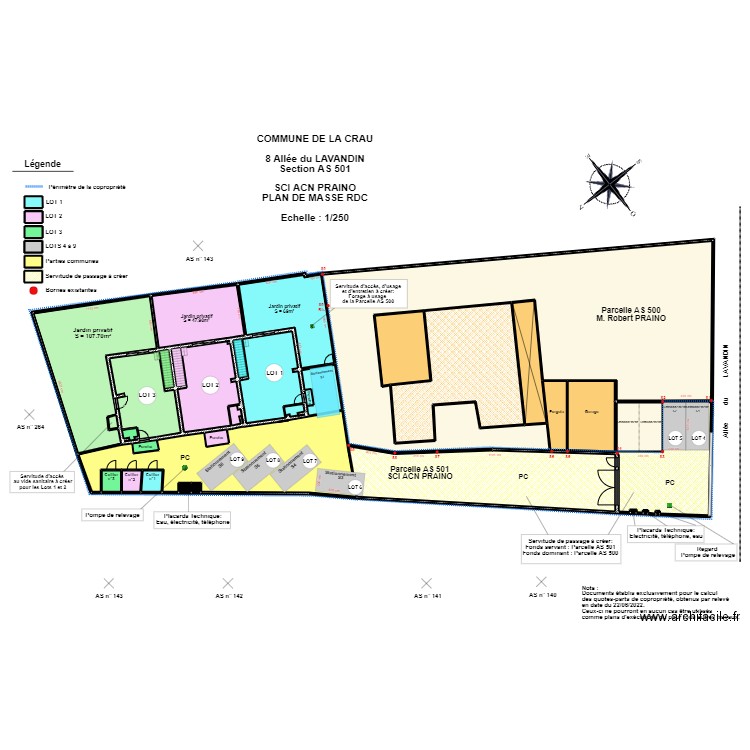 SCI ACN PRAINO MASSE A4. Plan de 0 pièce et 0 m2