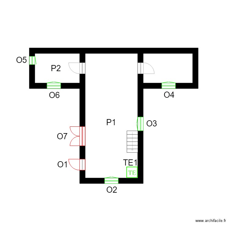 ABC0007logement. Plan de 0 pièce et 0 m2