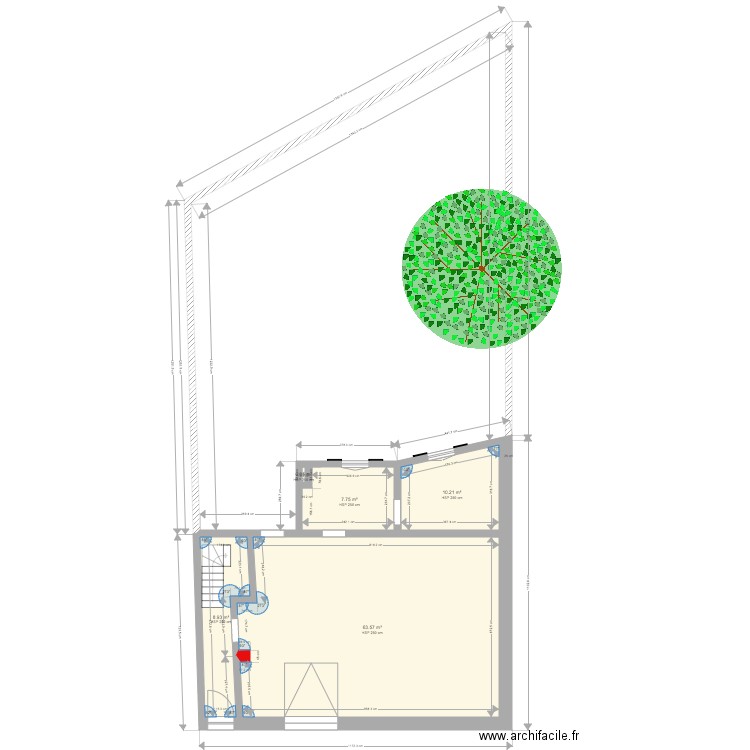 Maison Canohes. Plan de 0 pièce et 0 m2