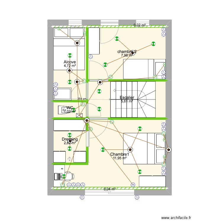 chalet haut kevin. Plan de 0 pièce et 0 m2