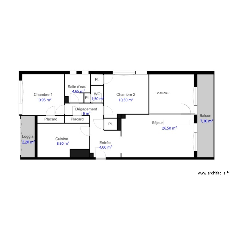 coloc castelanne. Plan de 0 pièce et 0 m2
