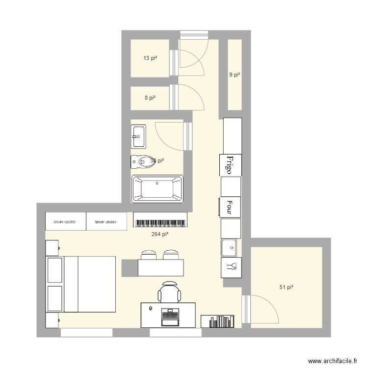 Lcm. Plan de 0 pièce et 0 m2