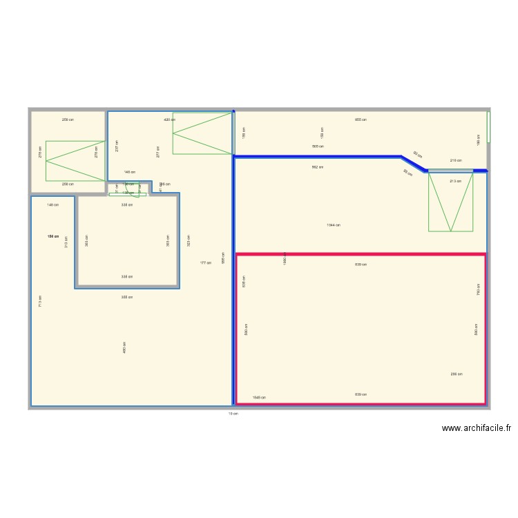 62 bis 3 projet . Plan de 0 pièce et 0 m2