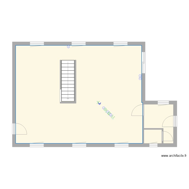 Scourbeau Olivier Rez de chausée. Plan de 0 pièce et 0 m2