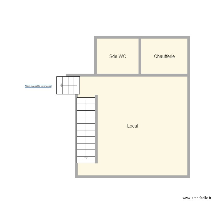 SOUS SOL . Plan de 0 pièce et 0 m2