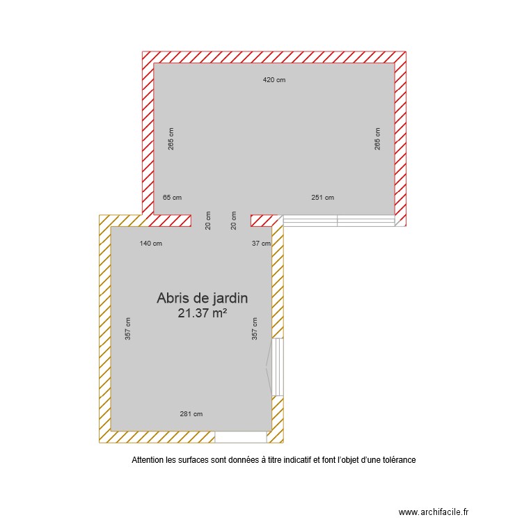 BI 4765 Annexe coté. Plan de 0 pièce et 0 m2