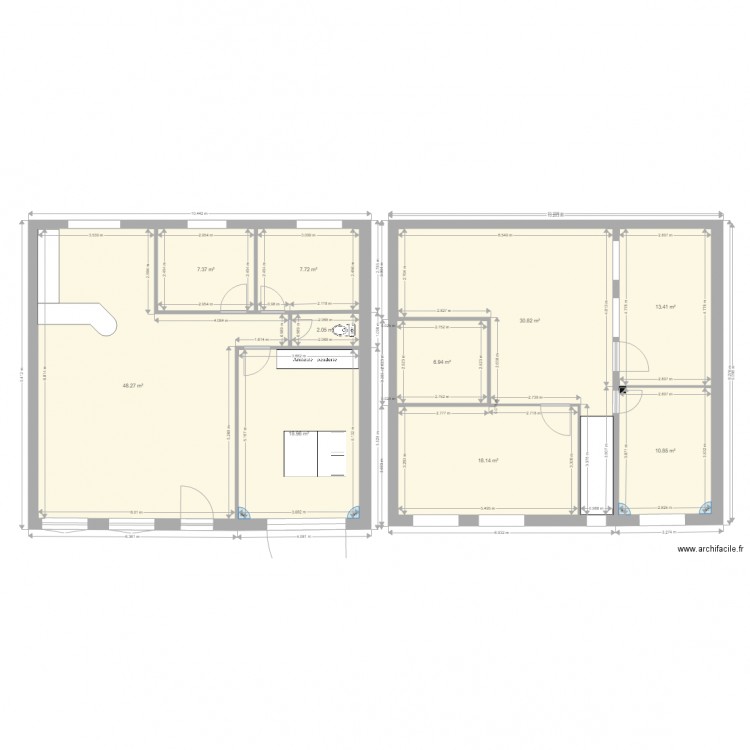 MAXEVILLE rdc. Plan de 0 pièce et 0 m2