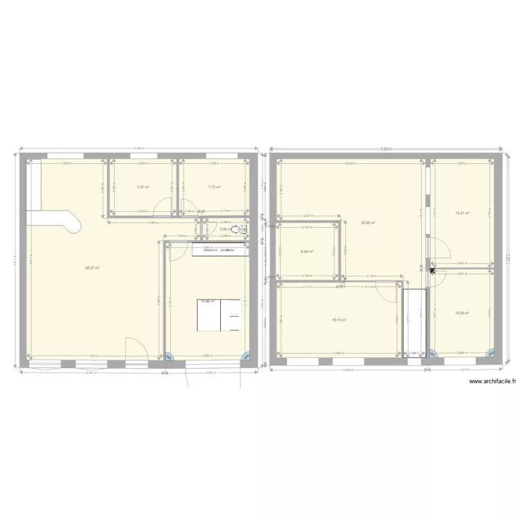 MAXEVILLE rdc. Plan de 