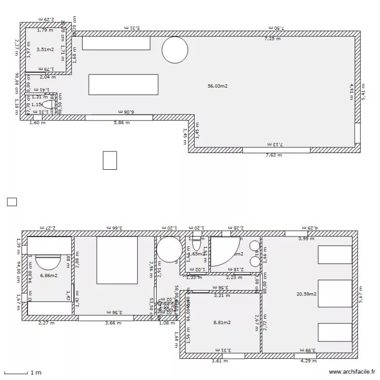 denier plan. Plan de 