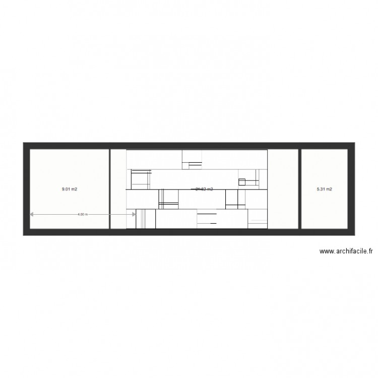Coupe B. Plan de 0 pièce et 0 m2