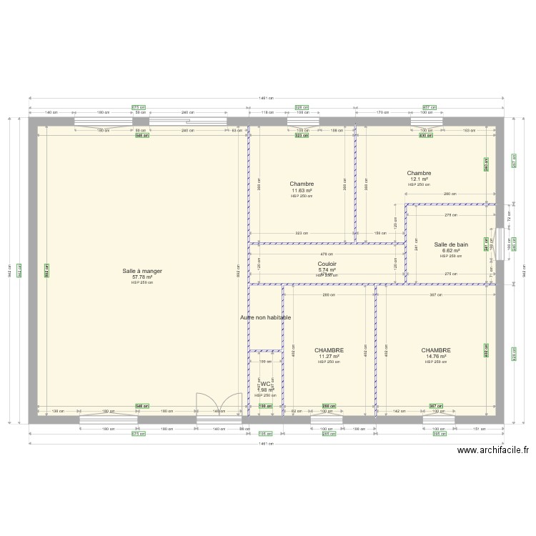 PLAN MAISON . Plan de 0 pièce et 0 m2