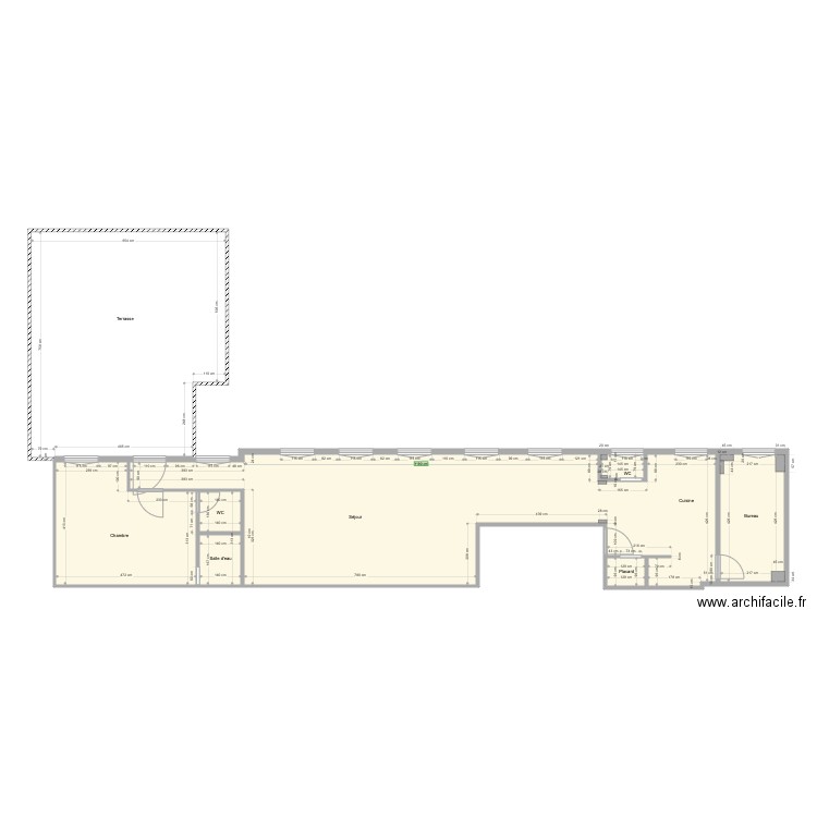 156 bineau. Plan de 0 pièce et 0 m2