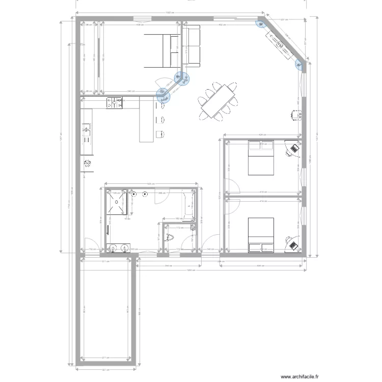 Rosieres 142m2 ind F. Plan de 