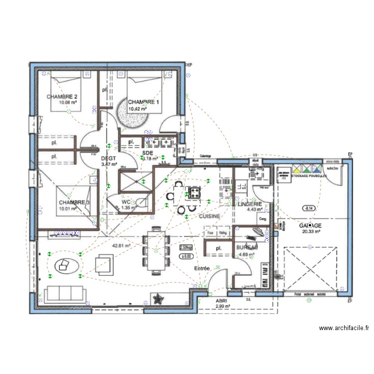 Ricolleau . Plan de 0 pièce et 0 m2