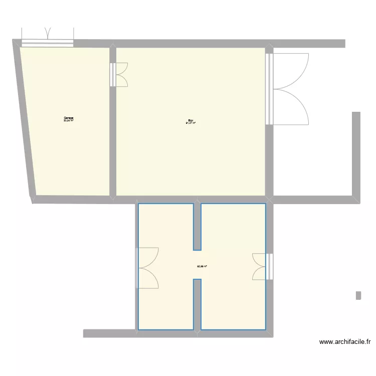 Grange Chatillon. Plan de 