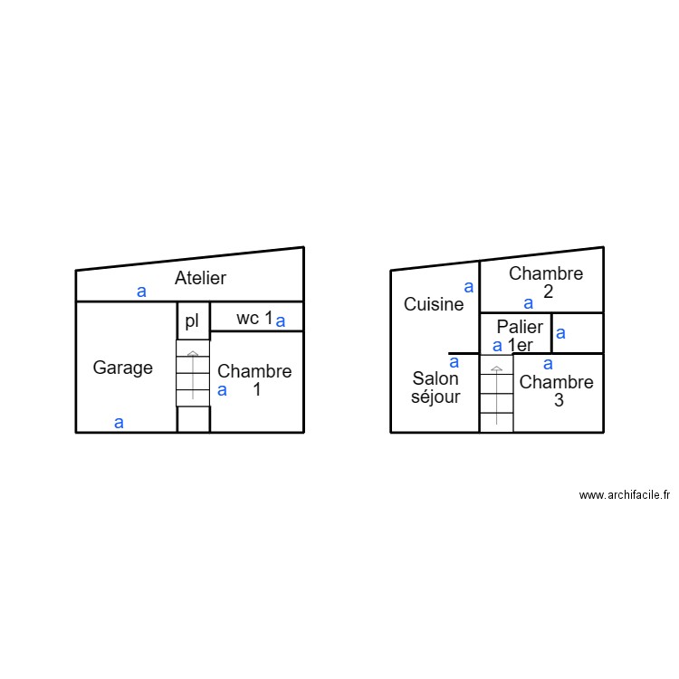 SCAER LECOLLOTER. Plan de 0 pièce et 0 m2