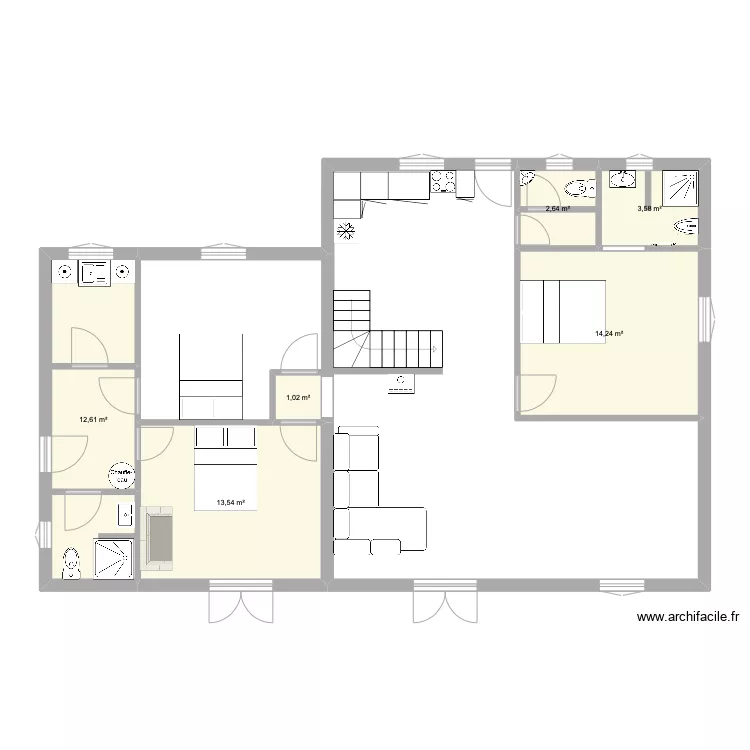Lit et Mixe Final. Plan de 