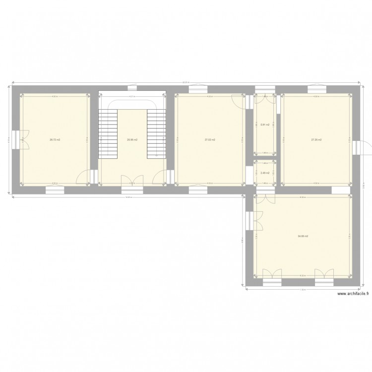 LODEVE ETAGE 3. Plan de 0 pièce et 0 m2