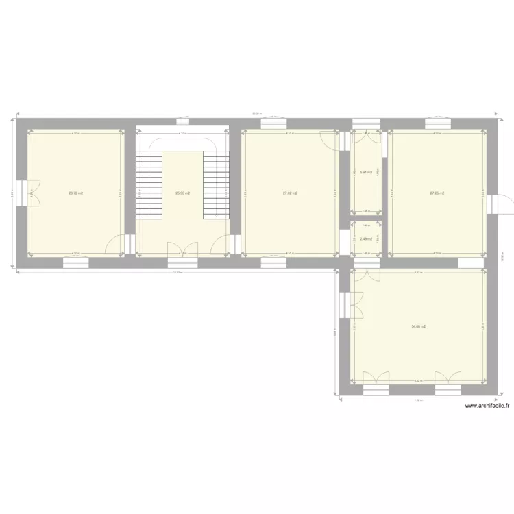 LODEVE ETAGE 3. Plan de 
