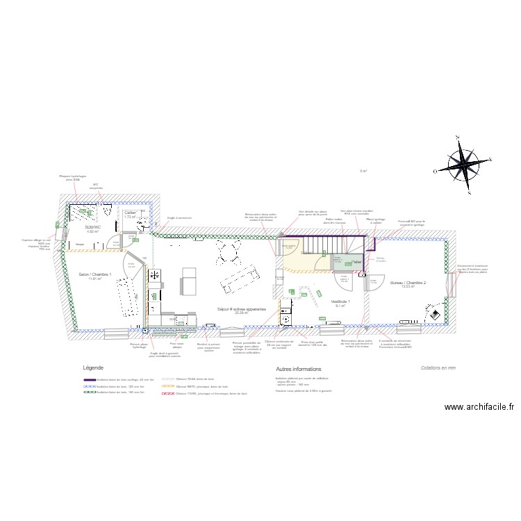 Etage principal definitif cuisine 1. Plan de 0 pièce et 0 m2