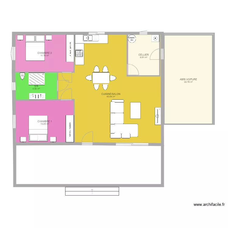 ma maison. Plan de 