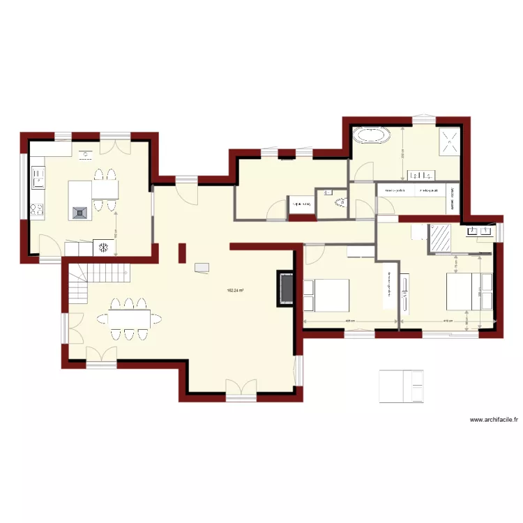 Nam cuisine V1 . Plan de 