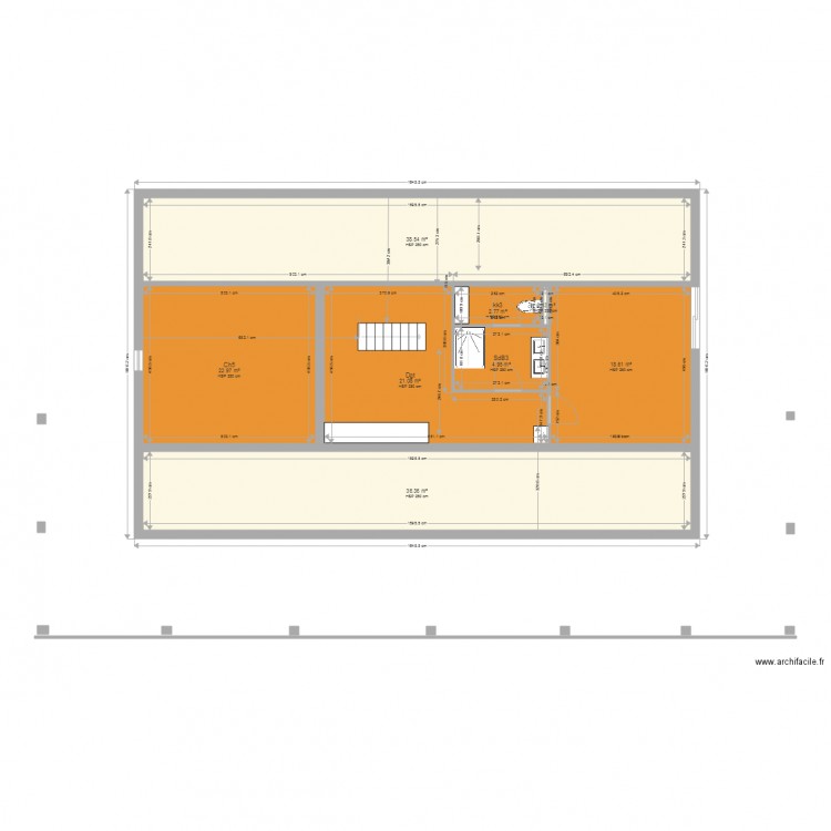 La case bambou maison style créole grandes ouvertures et grande chambre. Plan de 0 pièce et 0 m2