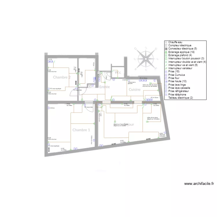 Plan elec Parizius Barral V1. Plan de 