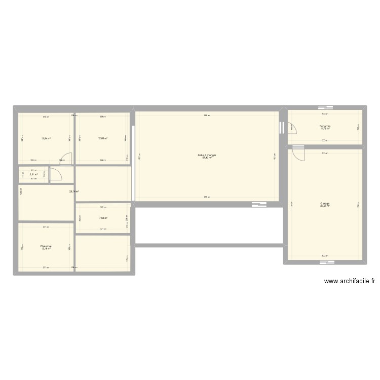 àpl. Plan de 0 pièce et 0 m2