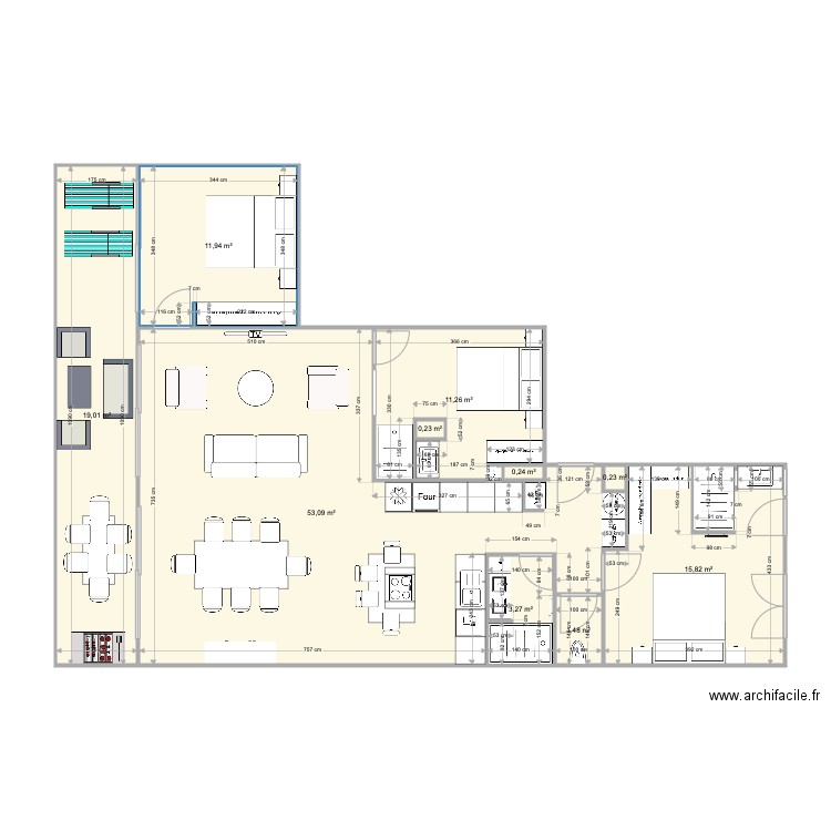 Pornichet The final V3. Plan de 0 pièce et 0 m2