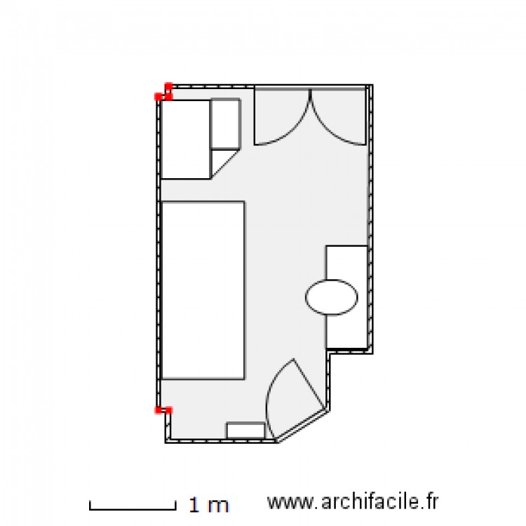 chambre cassandre . Plan de 0 pièce et 0 m2